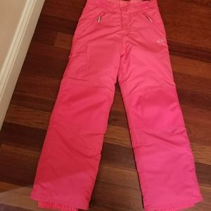 Champion Snow Ski Pants Neon Pink Size Large (10-12)